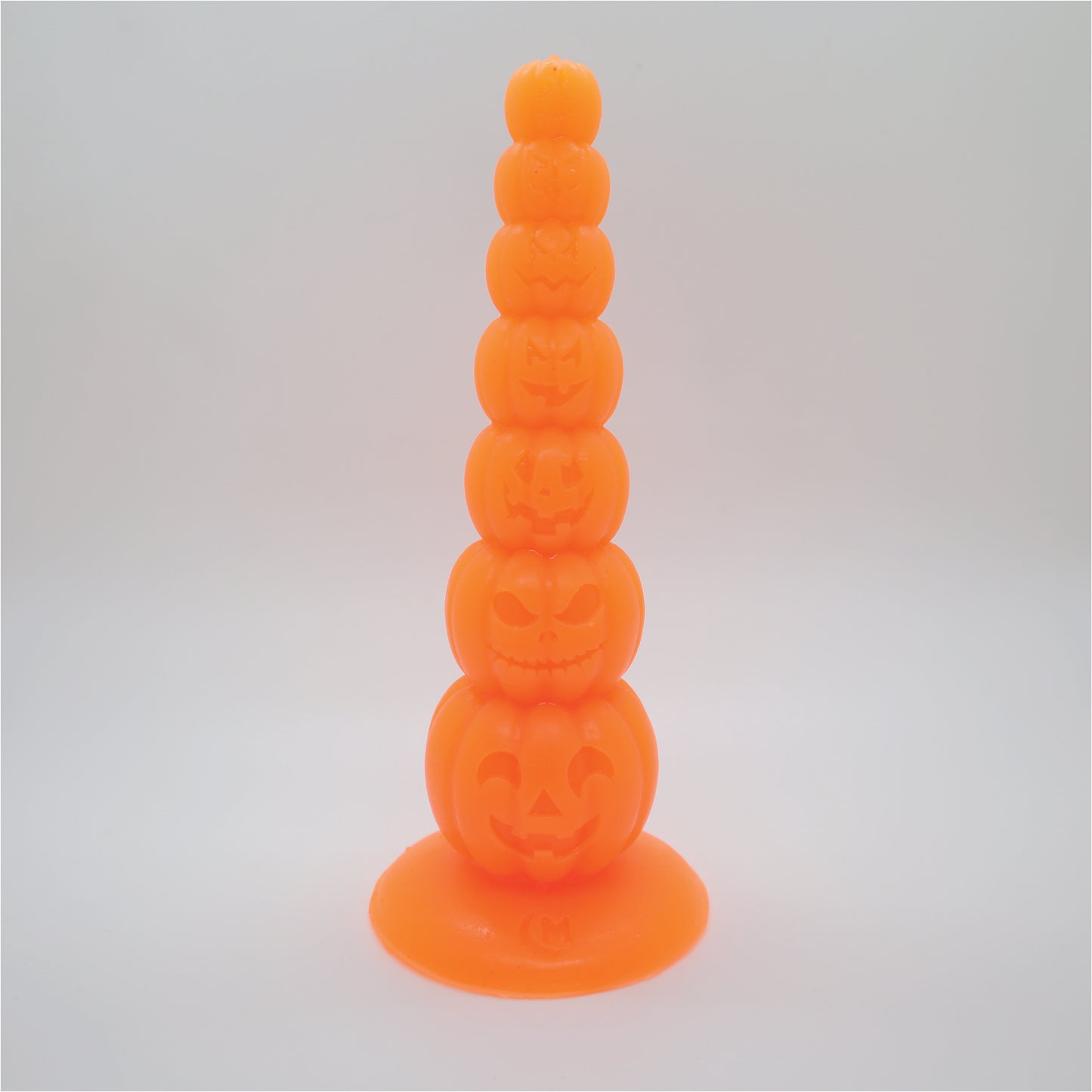 Pumpkin Stack 7" Silicone Dildo