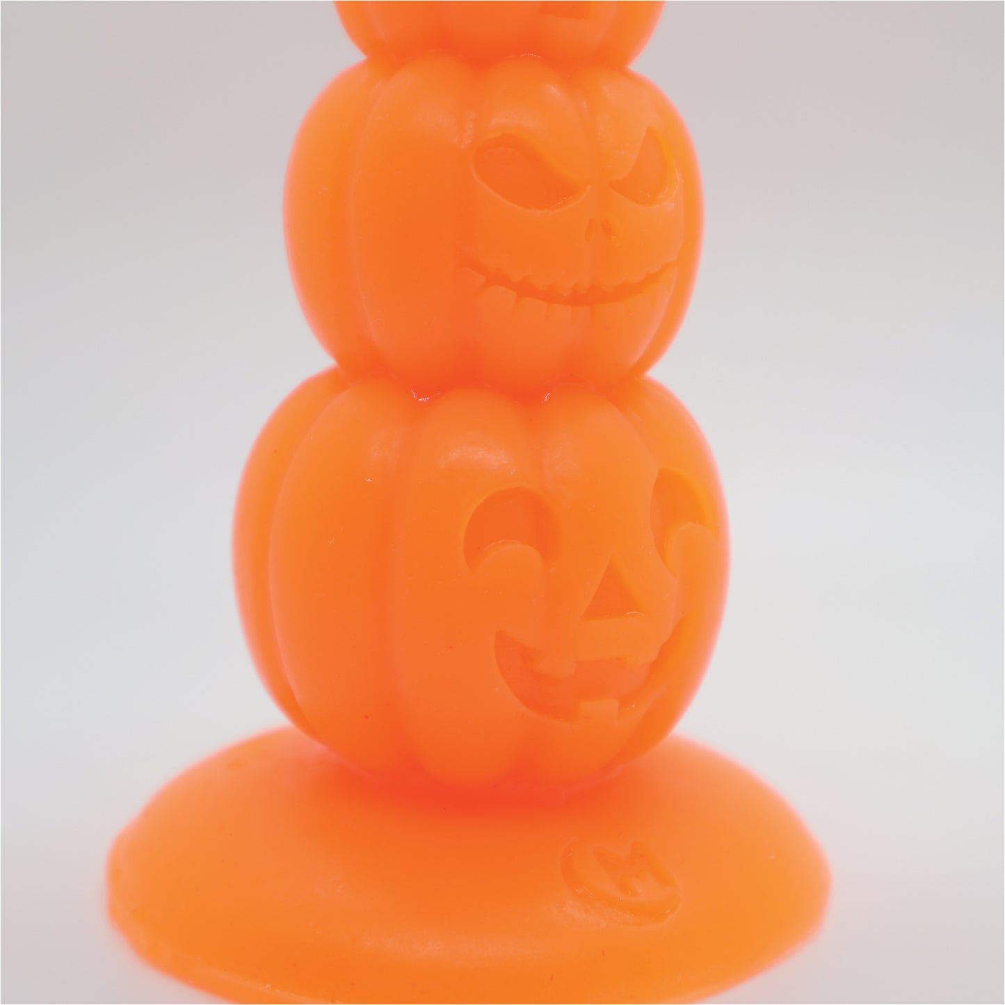 Pumpkin Stack 7" Silicone Dildo