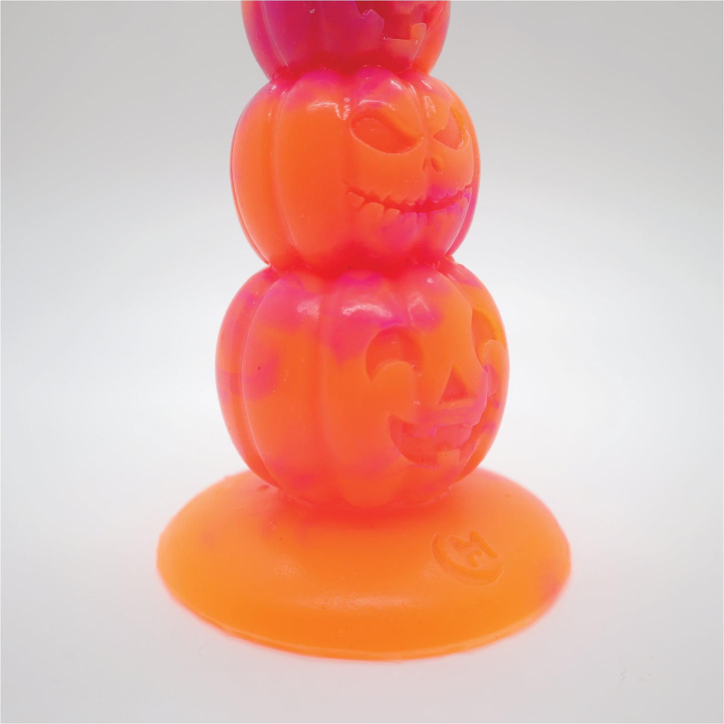 Pumpkin Stack 7" Silicone Dildo